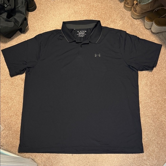 Under Armour iso chill Men's Black Polo Shirt size 3XL - Picture 1 of 3